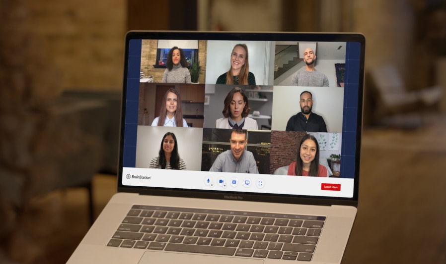 Online classroom preparing for class